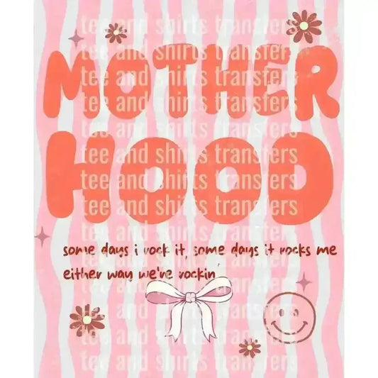 Motherhood Some Days I Rock It DTF TRANSFER DTF TRANSFER tee and shirts transfers 