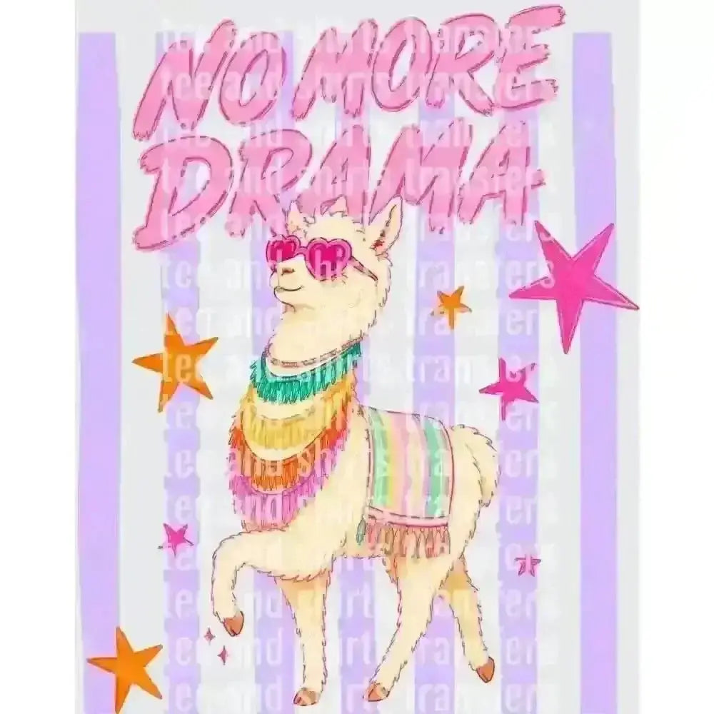 No More Drama DTF TRANSFER DTF TRANSFER tee and shirts transfers 