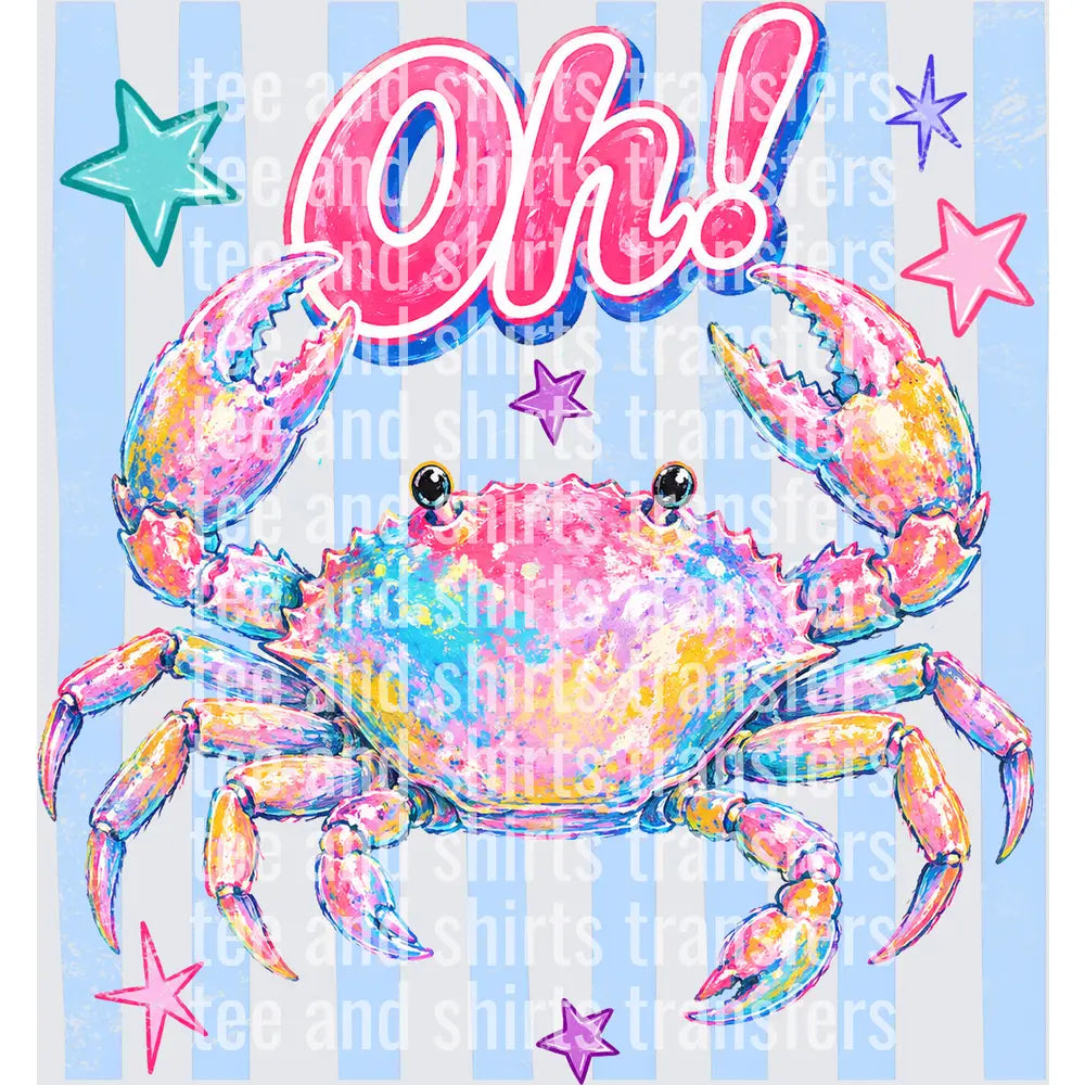 Oh Crab DTF TRANSFER