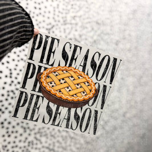Pie Season Lattice Pie DTF TRANSFER