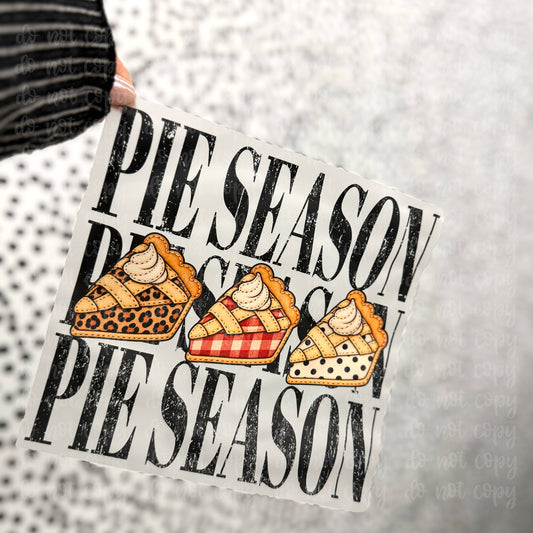 Pie Season Pie Slices DTF TRANSFER