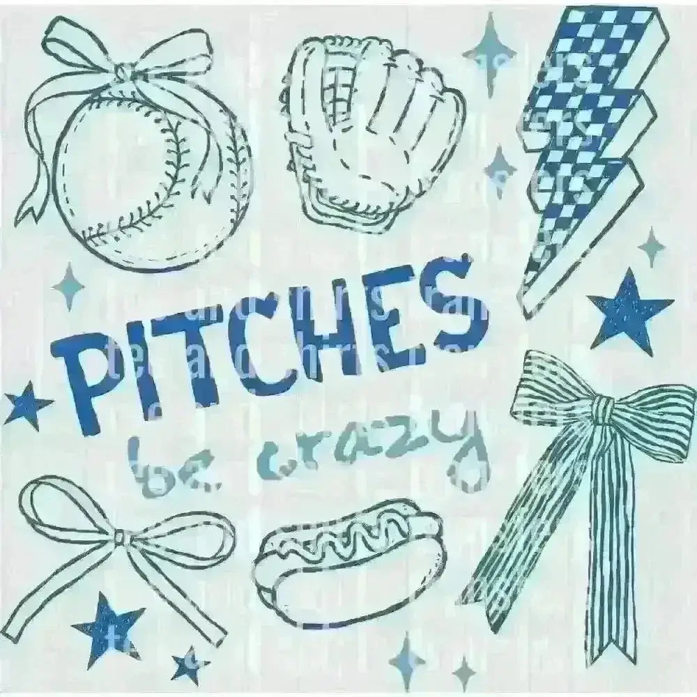Pitches Be Crazy DTF TRANSFER DTF TRANSFER tee and shirts transfers 