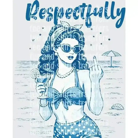 Respectfully DTF TRANSFER DTF TRANSFER tee and shirts transfers 