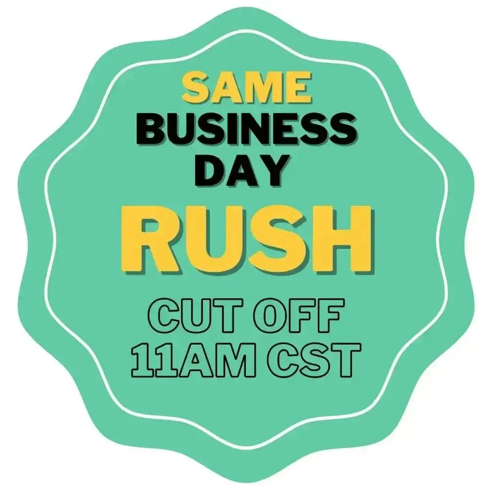 Rush- SAME BUSINESS DAY 11AM CUT OFF tee and shirts transfers 