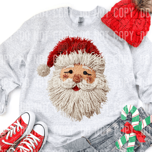 Santa Yarn Strings DTF TRANSFER tee and shirts transfers 