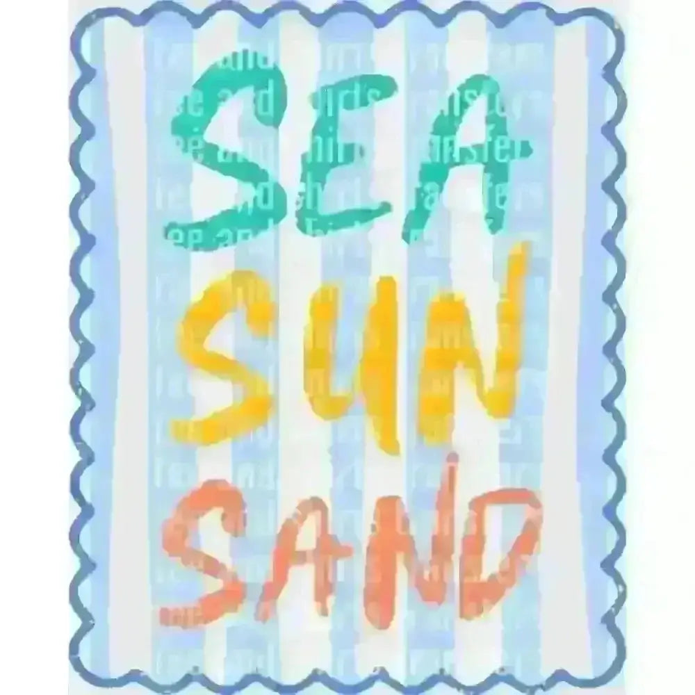 Sea Sun Sand DTF TRANSFER DTF TRANSFER tee and shirts transfers 