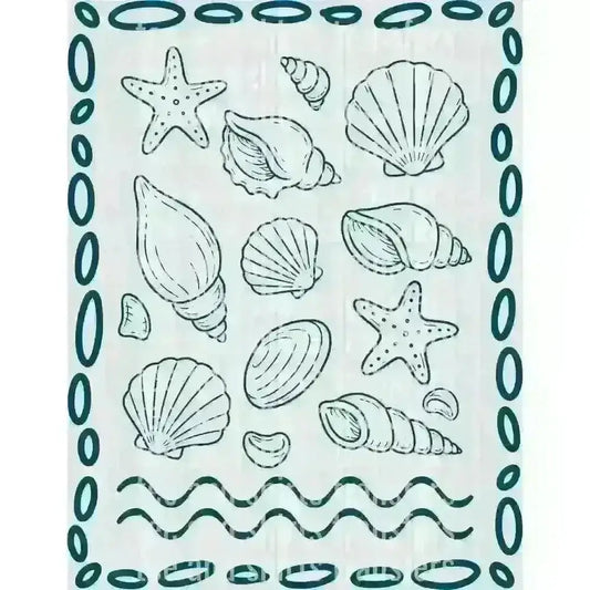 Seashells DTF TRANSFER DTF TRANSFER tee and shirts transfers 