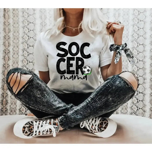 Soccer Mama Ball DTF Transfer tee and shirts transfers 