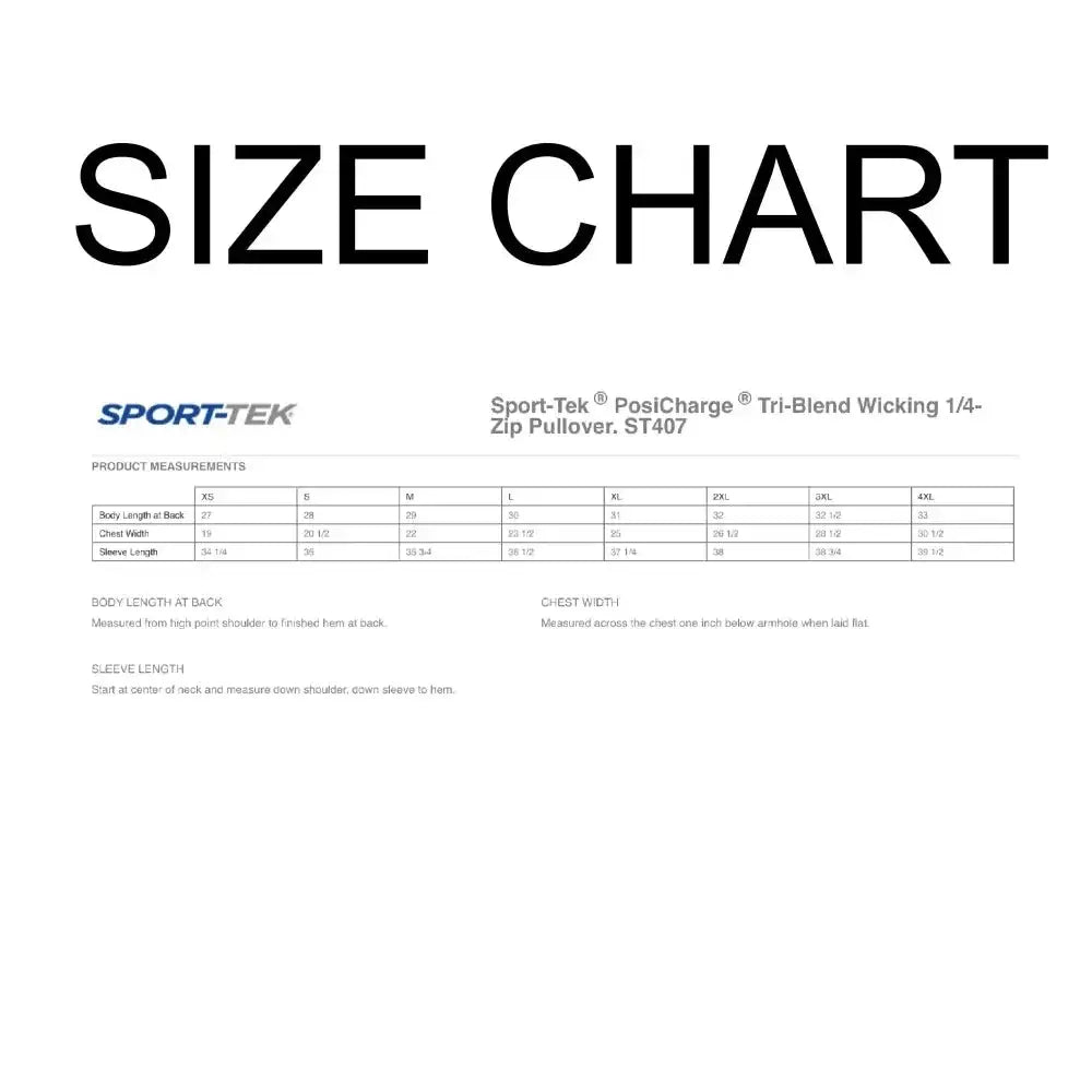Sport-Tek ® PosiCharge ® Tri-Blend Wicking 1/4-Zip Pullover tee and shirts transfers 