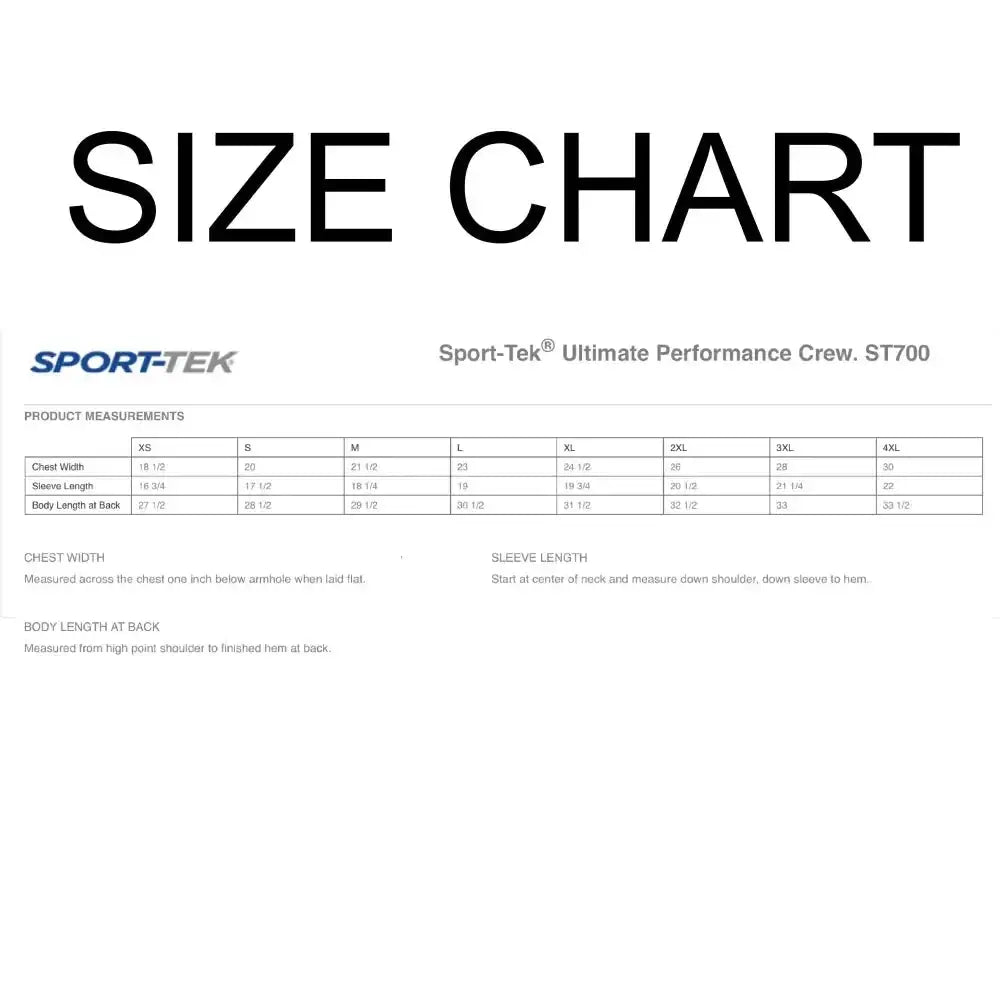 Sport-Tek® Ultimate Performance Crew- ST700 tee and shirts transfers 