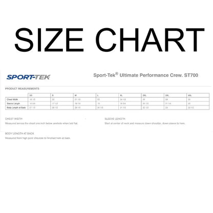 Sport-Tek® Ultimate Performance Crew- ST700 tee and shirts transfers 