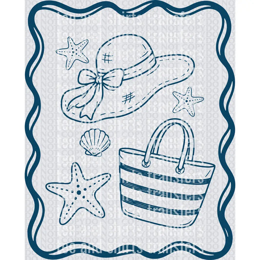Summer Sun Hat SDTF TRANSFER