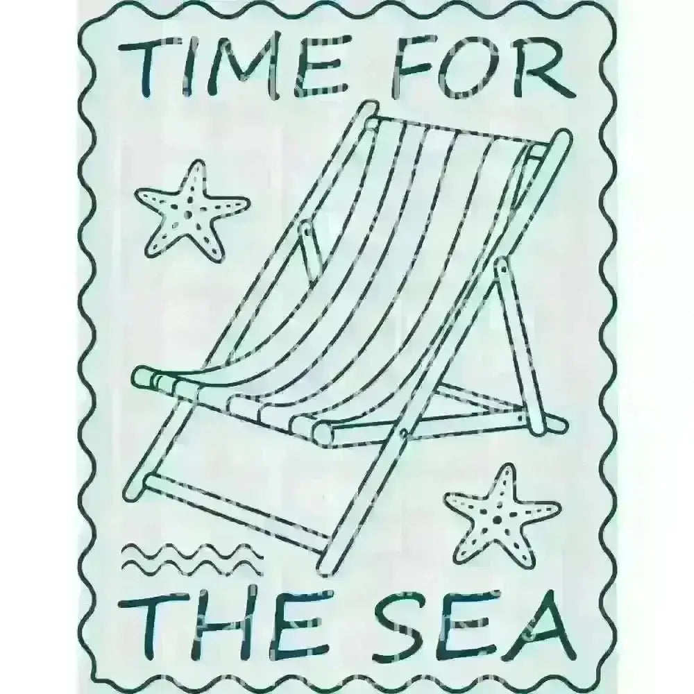Time For The Sea DTF TRANSFER DTF TRANSFER tee and shirts transfers 