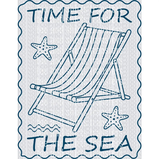 Time For The Sea DTF TRANSFER