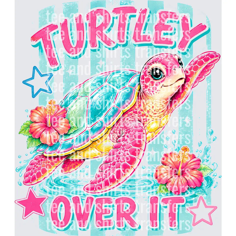 Turtley Over It DTF TRANSFER