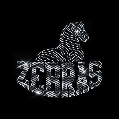 ZEBRAS SINGLE COLOR tee and shirts transfers 