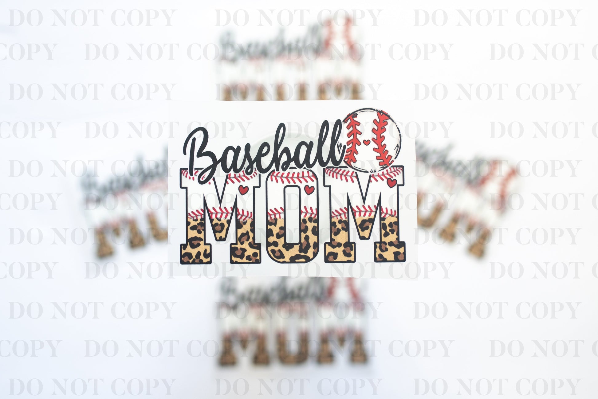 Baseball Mom DTF Transfer tee and shirts transfers 