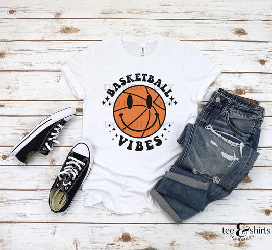 Basketball Vibes DTF Transfer tee and shirts transfers 