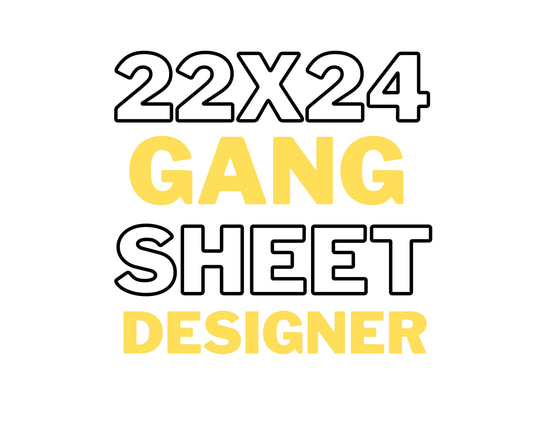 GANG SHEET 22x24 Printing tee and shirts 