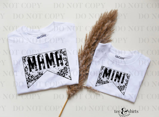 Mama Leopard DTF Transfer tee and shirts transfers 