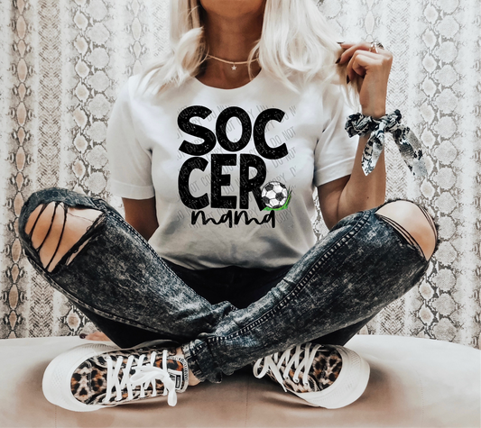 Soccer Mama Ball DTF Transfer tee and shirts transfers 