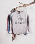 Load image into Gallery viewer, Tultex 320 Hoodie mockup Heather Grey Hanging sweatshirt Shirt mock up teeANDshirts 
