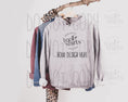 Load image into Gallery viewer, Tultex 320 Hoodie mockup Heather Grey Hanging sweatshirt Shirt mock up teeANDshirts 
