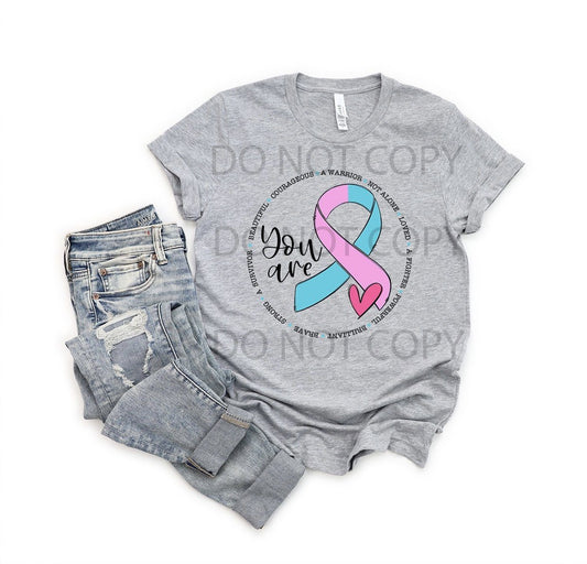 You Are Infant Pregnancy Loss Ribbon tee and shirts transfers 